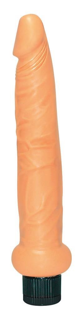 Wąski wibrator analny waginalny członek penis 19cm Wąski wibrator analny waginalny członek penis 19cm