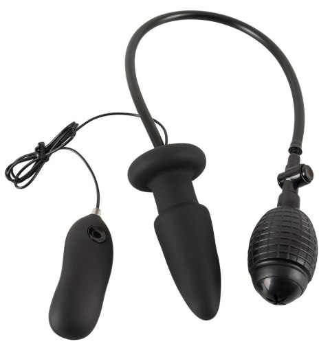 Wibrujące dildo analne pompka korek zatyczka 12 cm