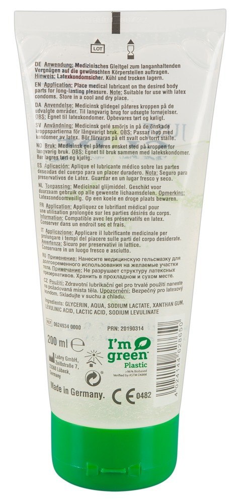 Lubrykant wegański wodny środek nawilżający 200ml Lubrykant wegański wodny środek nawilżający 200ml