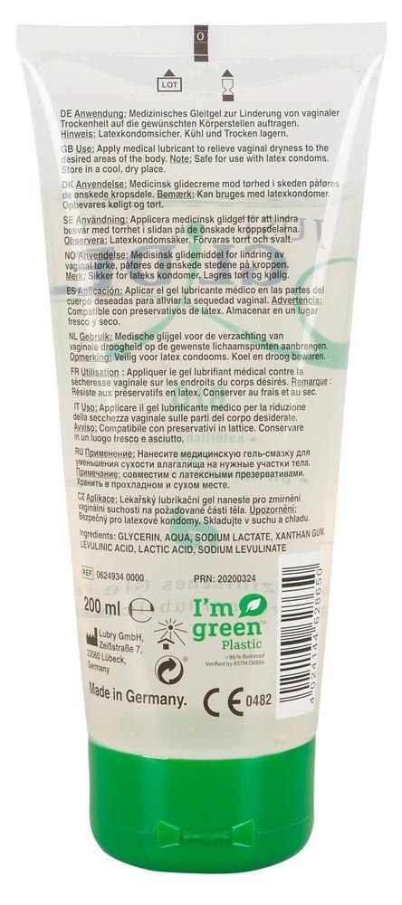 Lubrykant wegański wodny środek nawilżający 200ml Lubrykant wegański wodny środek nawilżający 200ml