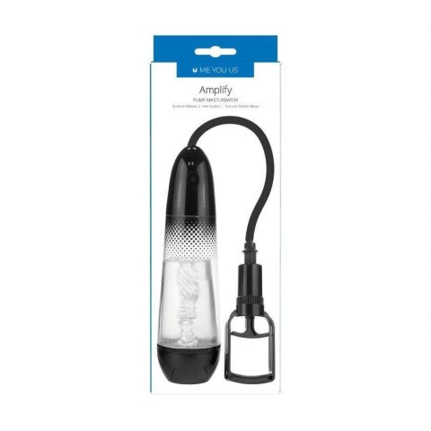 Pompka- Me You Us Amplify Pump Masturbator Clear/Black Pompka- Me You Us Amplify Pump Masturbator Clear/Black
