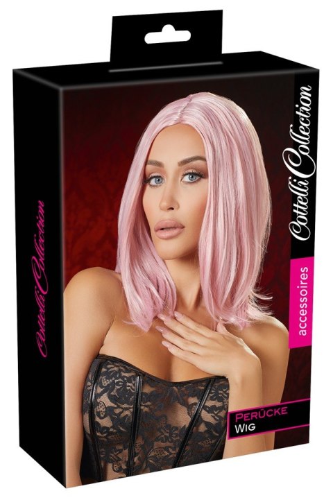 Wig, bob, pink Wig, bob, pink