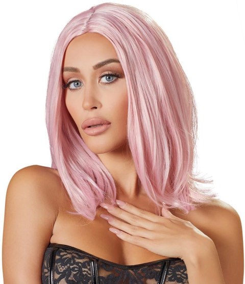 Wig, bob, pink Wig, bob, pink