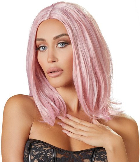 Wig, bob, pink Wig, bob, pink