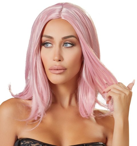 Wig, bob, pink Wig, bob, pink