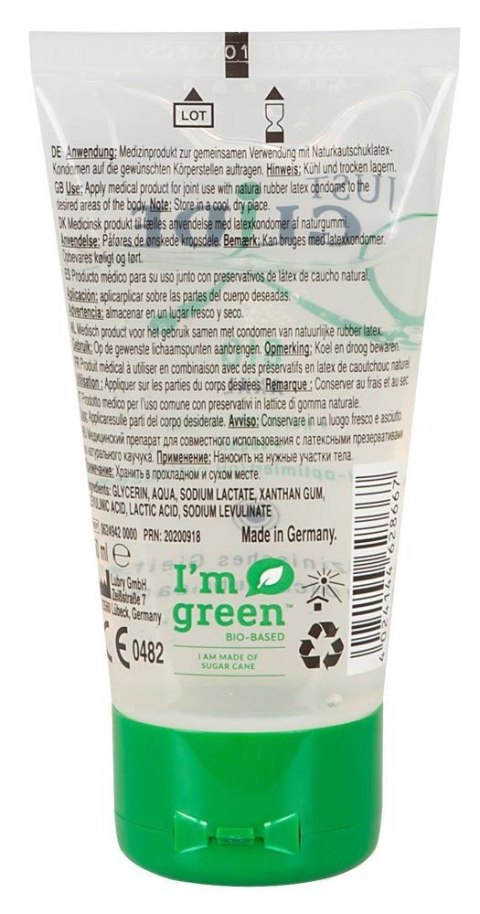 Żel nawilżający analny wegański organiczny 50 ml Żel nawilżający analny wegański organiczny 50 ml