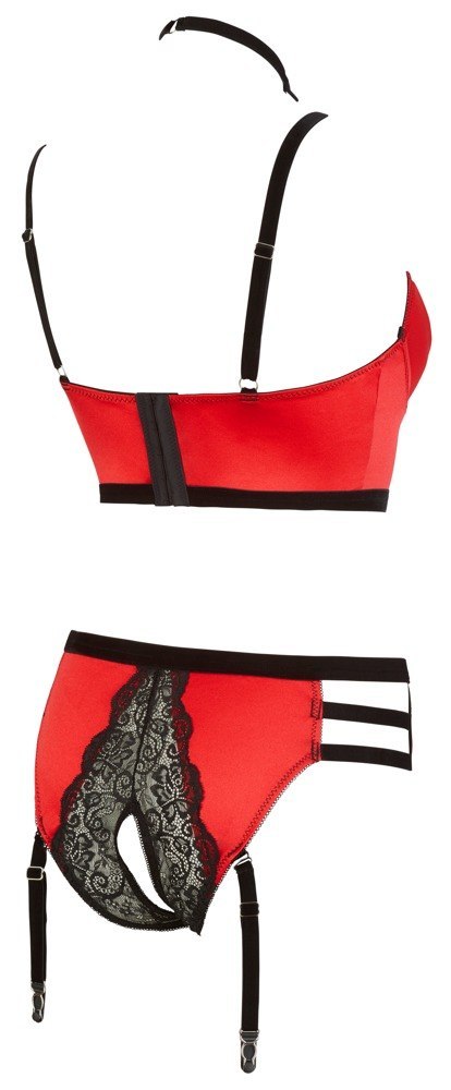 Shelf Bra Set red 80B/M Shelf Bra Set red 80B/M