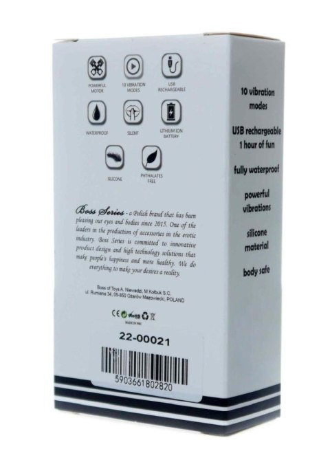 Dyskretny sex masażer mini wibrator 9cm 10trybów Dyskretny sex masażer mini wibrator 9cm 10trybów