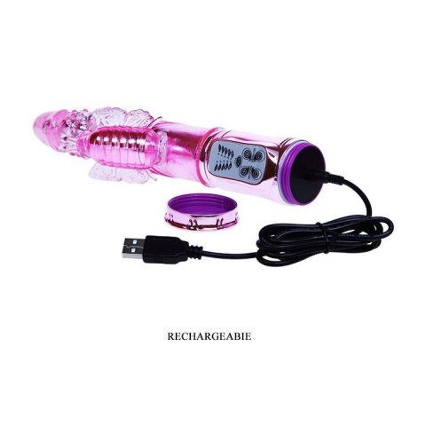 Duży wibrator z masażerm rotacją posuwem sex 26cm Duży wibrator z masażerm rotacją posuwem sex 26cm