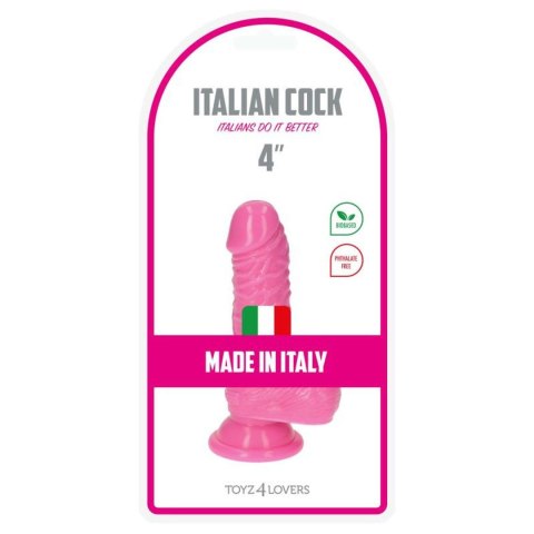 Różowe żylaste dildo gumowe z przyssawką 10,5 cm Różowe żylaste dildo gumowe z przyssawką 10,5 cm
