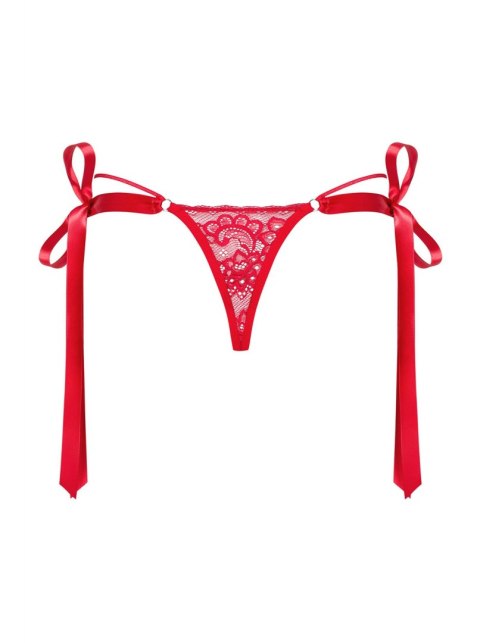Stringi erotyczne czerwone sex kokarda lovlea l/xl