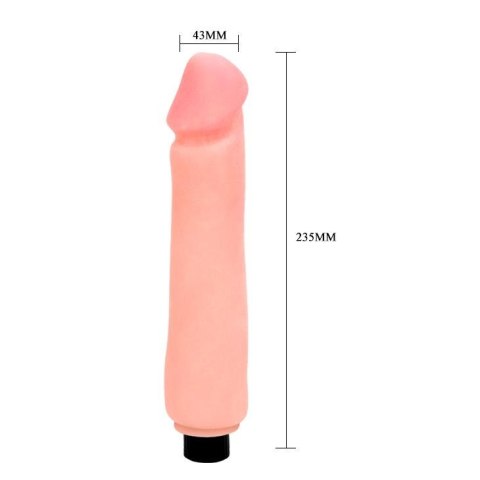 Wibrator penis naturalny z żyłkami elastyczny 23cm Wibrator penis naturalny z żyłkami elastyczny 23cm