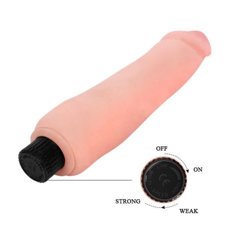 Wibrator penis naturalny z żyłkami elastyczny 23cm Wibrator penis naturalny z żyłkami elastyczny 23cm