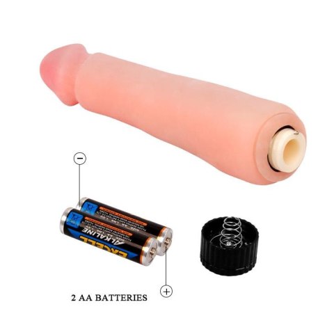 Wibrator penis naturalny z żyłkami elastyczny 23cm Wibrator penis naturalny z żyłkami elastyczny 23cm