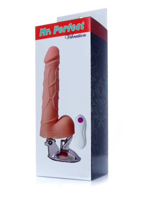 Dildo z przyssawką uchwytem pilotem realistyczny
