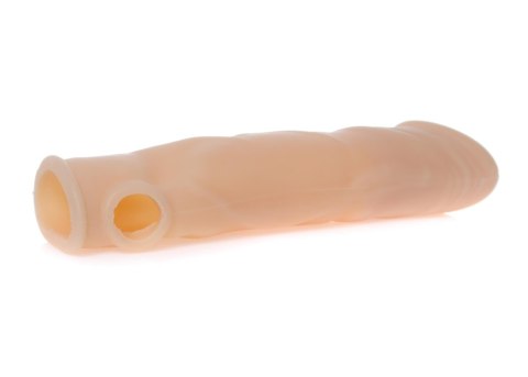 Elastyczna realistyczna nakładka na penisa 18cm