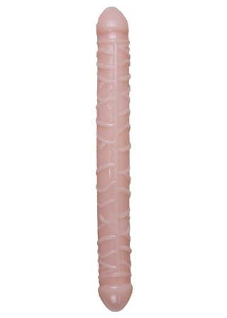 Penis podwójny dildo z żyłami sex lesbijski