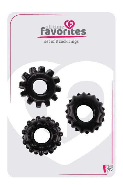ALL TIME FAVORITES SET OF 3 COCKRINGS ALL TIME FAVORITES SET OF 3 COCKRINGS