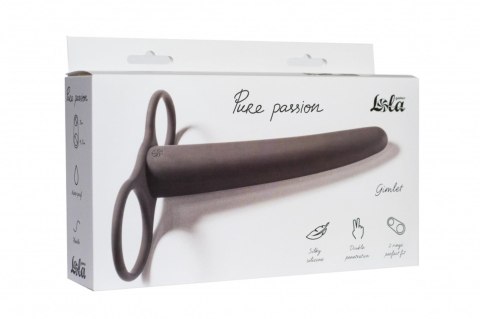 Dildo nakładka na penisa podwójna penetracja 16cm Dildo nakładka na penisa podwójna penetracja 16cm