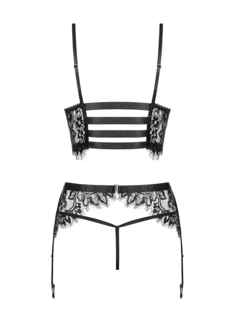 Komplet półgorset pas stringi obsessive lashy l/xl Komplet półgorset pas stringi obsessive lashy l/xl