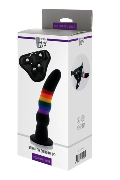 Strap-on na szelkach z silikonowym dildo Strap-on na szelkach z silikonowym dildo