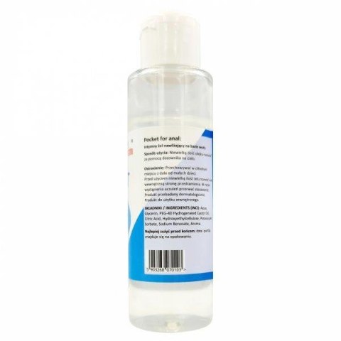 Analny sex żel nawilżający intymny lubrykant 100ml Analny sex żel nawilżający intymny lubrykant 100ml