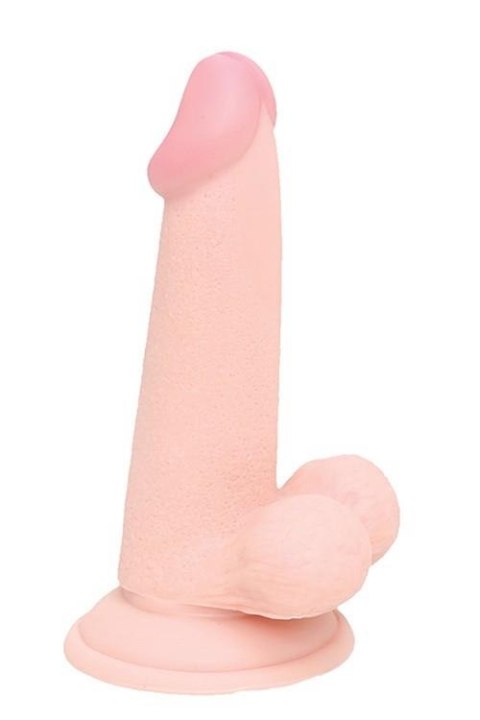 Grube dildo z mocną przyssawką realistyczne 14cm Grube dildo z mocną przyssawką realistyczne 14cm