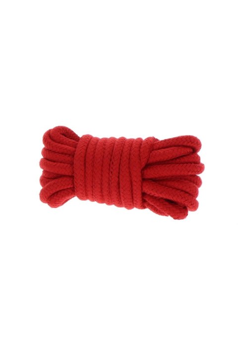 Wiązania-BONDAGE ROPE 5 METER RED Wiązania-BONDAGE ROPE 5 METER RED