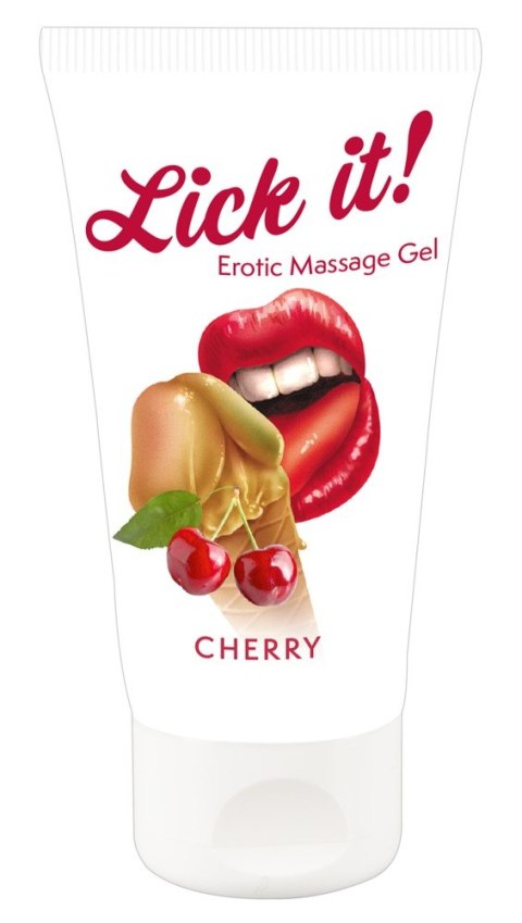 JADALNY ŻEL O SMAKU WIŚNIOWYM SEX ORAL LICK IT 50 ml JADALNY ŻEL O SMAKU WIŚNIOWYM SEX ORAL LICK IT 50 ml