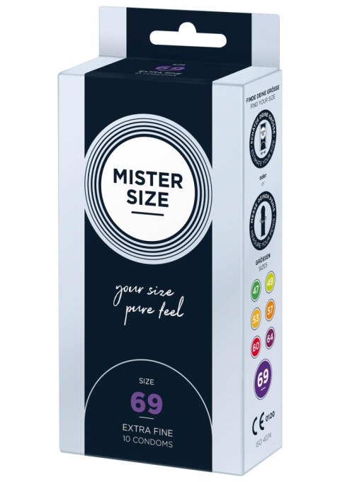 MISTER SIZE 69mm Condoms 10pcs MISTER SIZE 69mm Condoms 10pcs