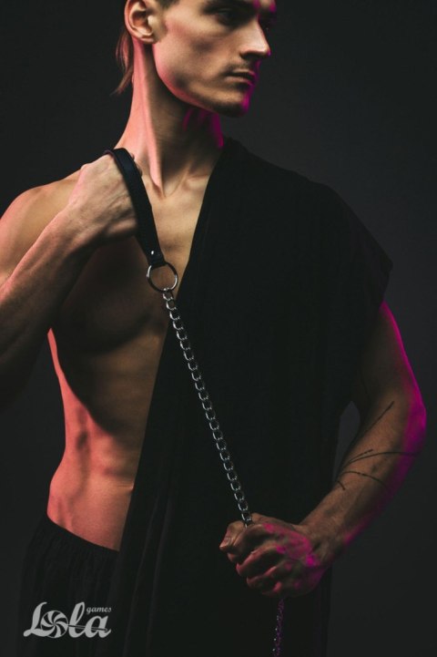 Obroża ze smyczą łańcuszkiem stalowym bondage bdsm Obroża ze smyczą łańcuszkiem stalowym bondage bdsm