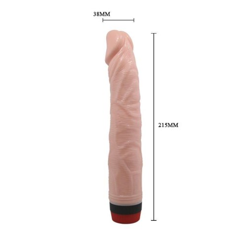 Wibrator realistyczny naturalny penis członek 21cm Wibrator realistyczny naturalny penis członek 21cm