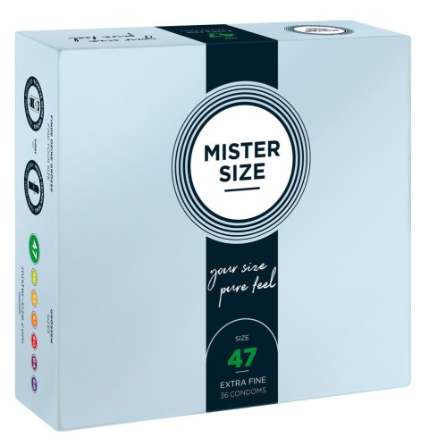 Mister Size 47mm pack of 36 Mister Size 47mm pack of 36
