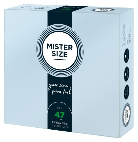 Mister Size 47mm pack of 36 Mister Size 47mm pack of 36