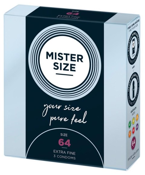 Mister Size 64mm pack of 3 Mister Size 64mm pack of 3
