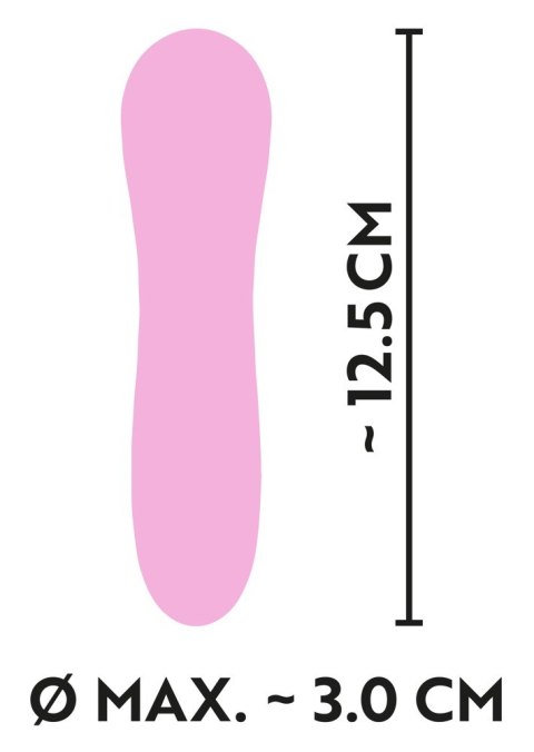 Podręczny wibrator masażer łechtaczki 12cm 7trybów