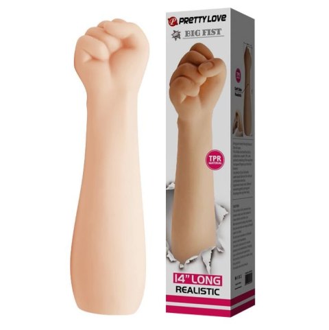 Dildo do fistingu ręka dłoń pięść naturalna 36cm Dildo do fistingu ręka dłoń pięść naturalna 36cm