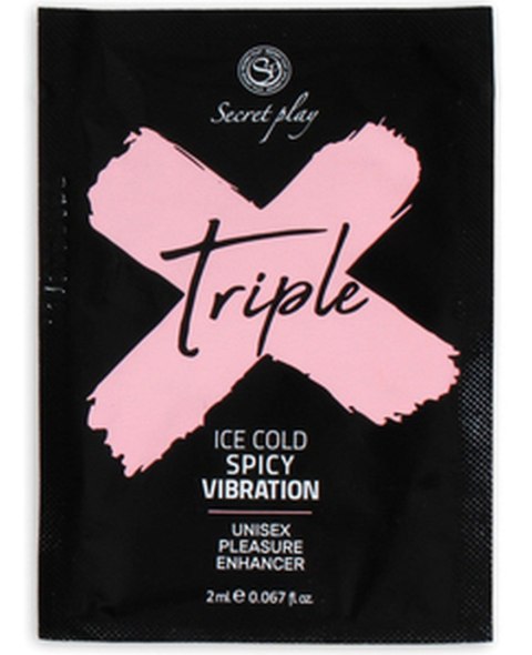 MONODOSIS TRIPLE X - 3 IN 1 UNISEX PLEASURE ENHANCER GEL 2 ML MONODOSIS TRIPLE X - 3 IN 1 UNISEX PLEASURE ENHANCER GEL 2 ML