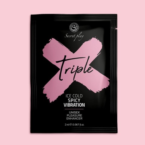 MONODOSIS TRIPLE X - 3 IN 1 UNISEX PLEASURE ENHANCER GEL 2 ML MONODOSIS TRIPLE X - 3 IN 1 UNISEX PLEASURE ENHANCER GEL 2 ML
