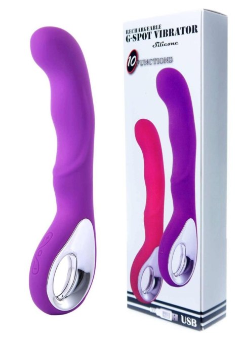 Wibrator do punktu g anatomiczny 20cm 10 trybów Wibrator do punktu g anatomiczny 20cm 10 trybów