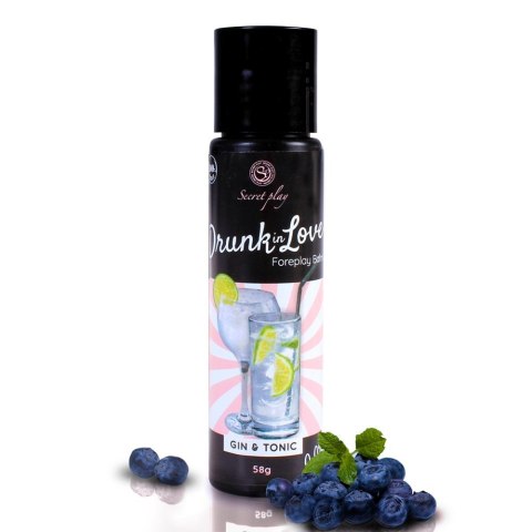 Żel intymny do gry wstępnej jadalny gin tonic 60ml Żel intymny do gry wstępnej jadalny gin tonic 60ml