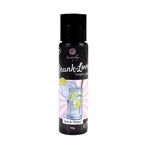 Żel intymny do gry wstępnej jadalny gin tonic 60ml Żel intymny do gry wstępnej jadalny gin tonic 60ml