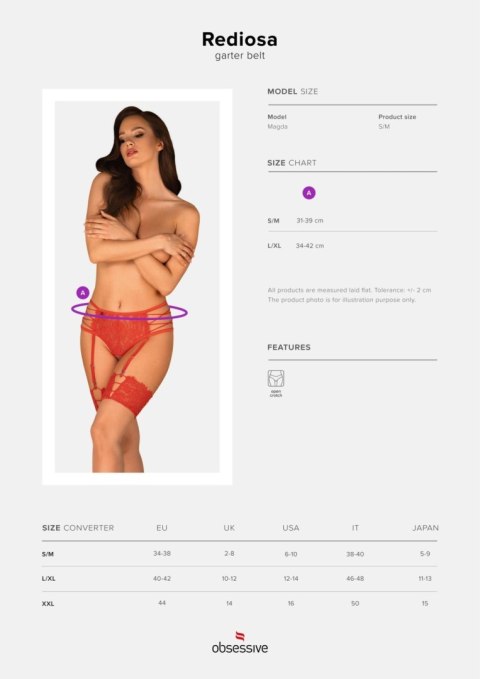 Bielizna-Rediosa pas do pończoch L/XL Bielizna-Rediosa pas do pończoch L/XL