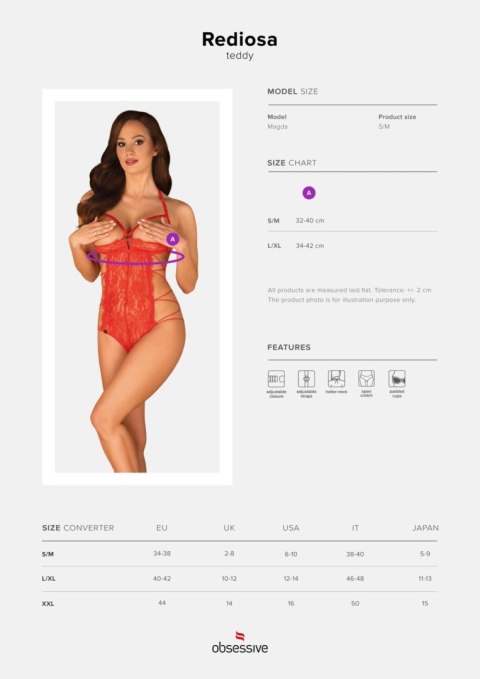 Erotyczne body otwarty krok obsessive rediosa s/m Erotyczne body otwarty krok obsessive rediosa s/m