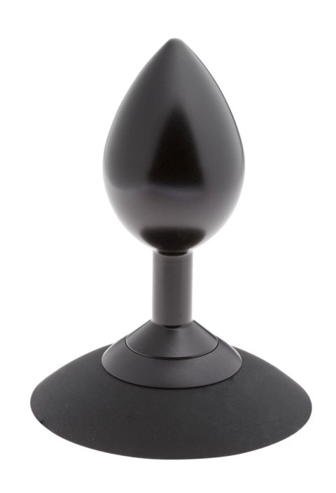 MALESATION Alu-Plug with suction cup large, black MALESATION Alu-Plug with suction cup large, black