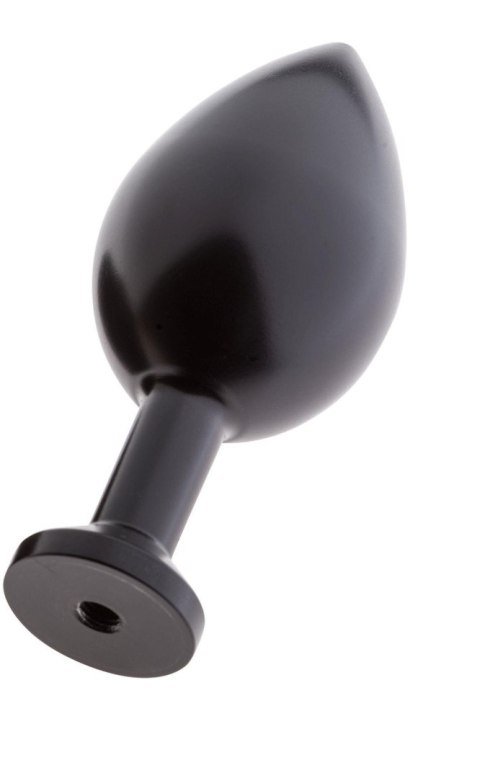 MALESATION Alu-Plug with suction cup large, black MALESATION Alu-Plug with suction cup large, black