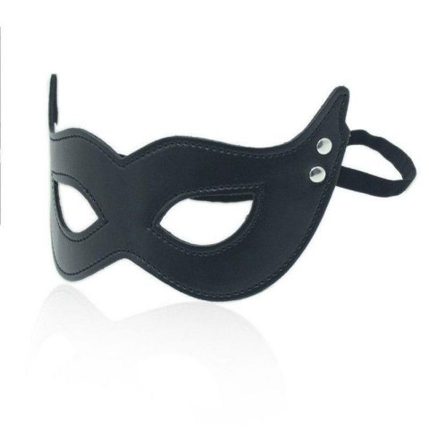 Maska skórzana BDSM Maschera mistery black Maska skórzana BDSM Maschera mistery black