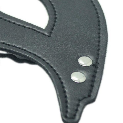 Maska skórzana BDSM Maschera mistery black Maska skórzana BDSM Maschera mistery black