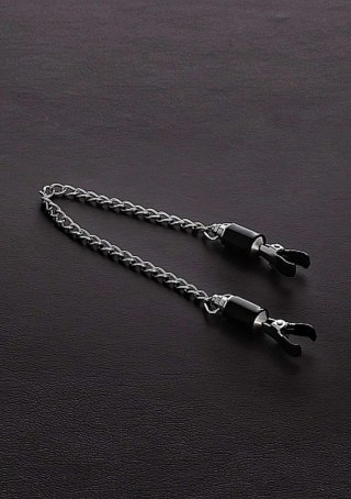 Barrel Tit Clamps with Chain (pair)