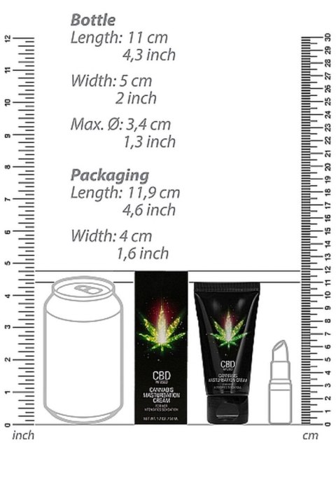 CBD Cannabis Masturbation Cream For Her - 50 ml CBD Cannabis Masturbation Cream For Her - 50 ml